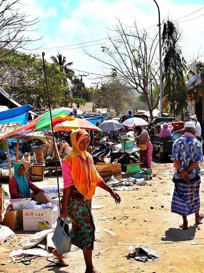 markt in indonesien